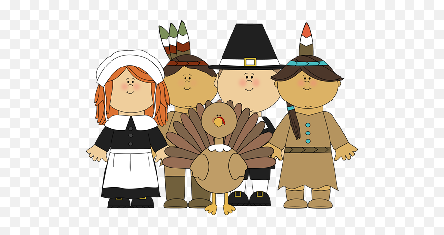 Thankful People - Pilgrim And Indian Clipart Emoji,Emoji Game Be Thankful