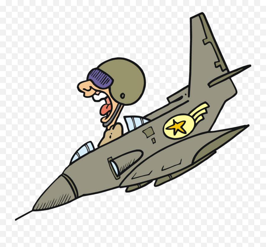 Cartoon Airplane Humor - Soldier Air Force Cartoon Emoji,Airplane Emoji Meme