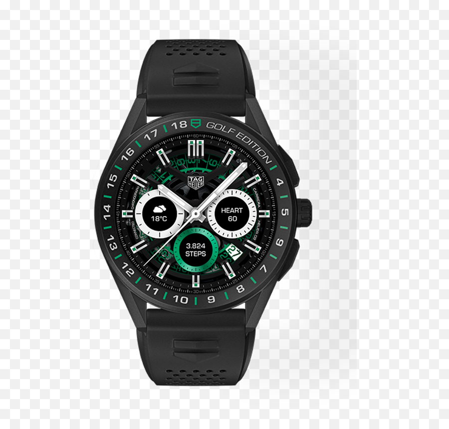 New Tag Heuer Connected Golf Edition - Tag Heuer Golf Edition Emoji,Emotion Smartwatch