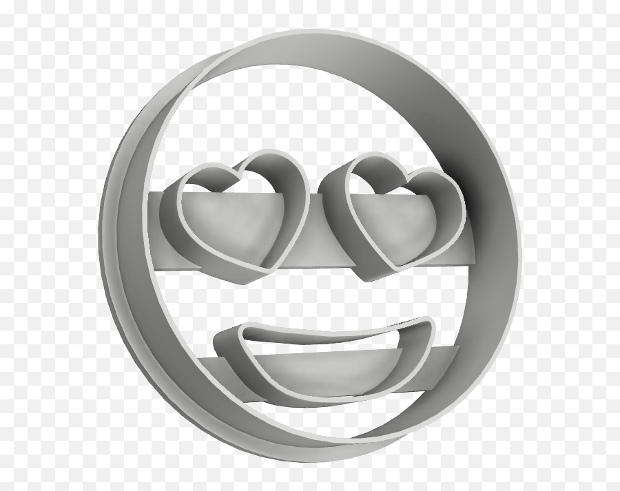 Download Stl File Emoji In Love U2022 Design To 3d Print Cults - Happy,Love Emoji