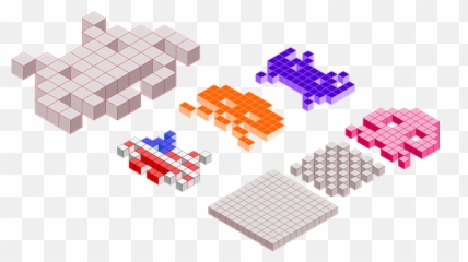 Space Invaders Illustrations - 3d Space Invaders Vector Emoji,Space Invader Emoji