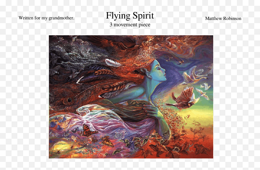 Flying Spirit Dedicated To My Grandmother - Piano Tutorial Spirit If Flight Josephine Wall Emoji,So Much Emotion Piano