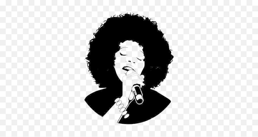 Download Afro Hair Free Png Transparent Image And Clipart - Afro Singer Emoji,Singing Emoticon Clipart Free