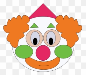 Smiley Clown Clipart Emoji,Clown Face Emoticon -emoji