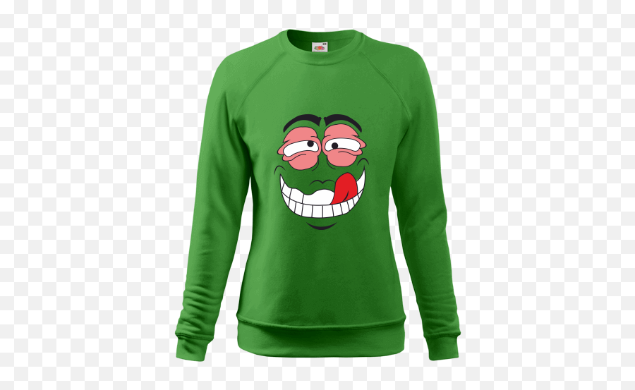 Crazy Face - Sweatshirt Emoji,Lenjerie Cu Emoticons