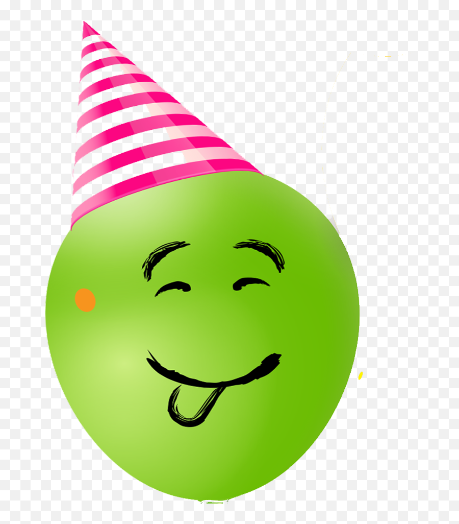 Hier Sagt Man U0027faschingu0027 - Smiley Clipart Full Size Party Hat Emoji,Old Man Emoticon