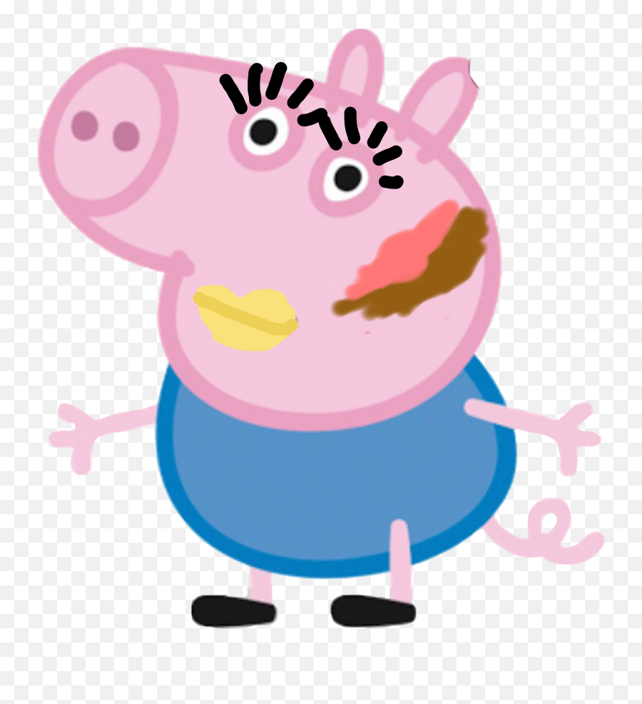 Peppa Peppapig British Sticker - George Happy Birthday Peppa Pig Emoji,Girl Pig Emoji