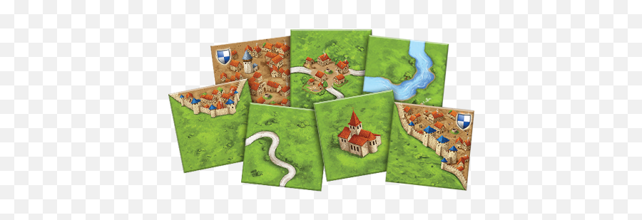 Carcassonne - Carcassonne 2nd Edition Emoji,Emotion Tiles For Kids