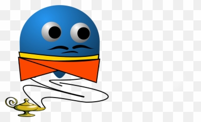 Free Photo Pacman Genie Genie In A Bottle Pac - Man Cartoon Clip Art Emoji,1920s Cartoon Emotions