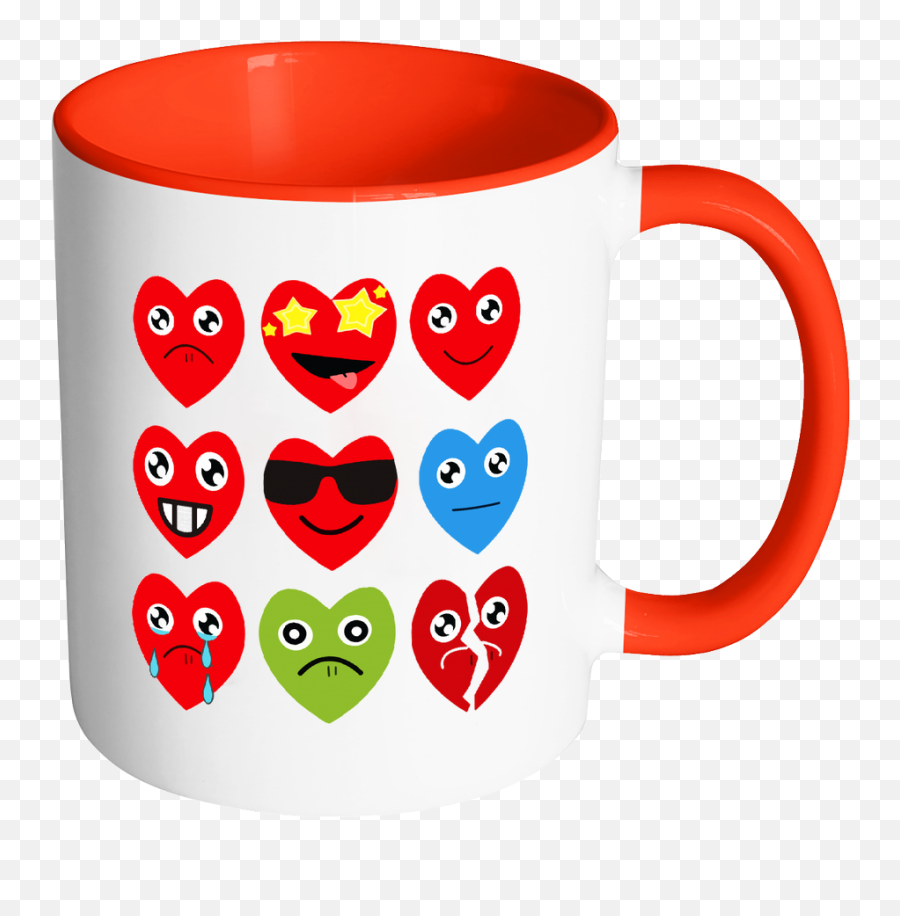 Accent Mug - Red Mug Mom Clipart Emoji,Day Emojis