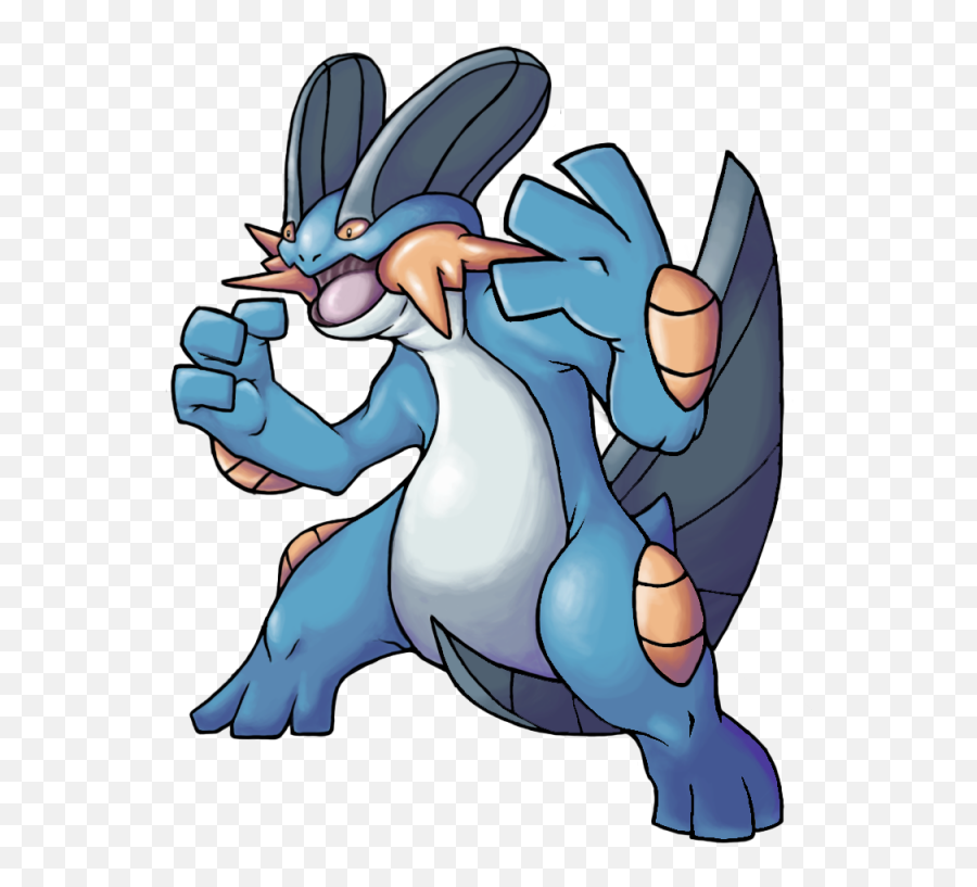 Download Swampert Lol - Fantendo Pokemon Evolution Emoji,Bandera De Usa Emoji Png