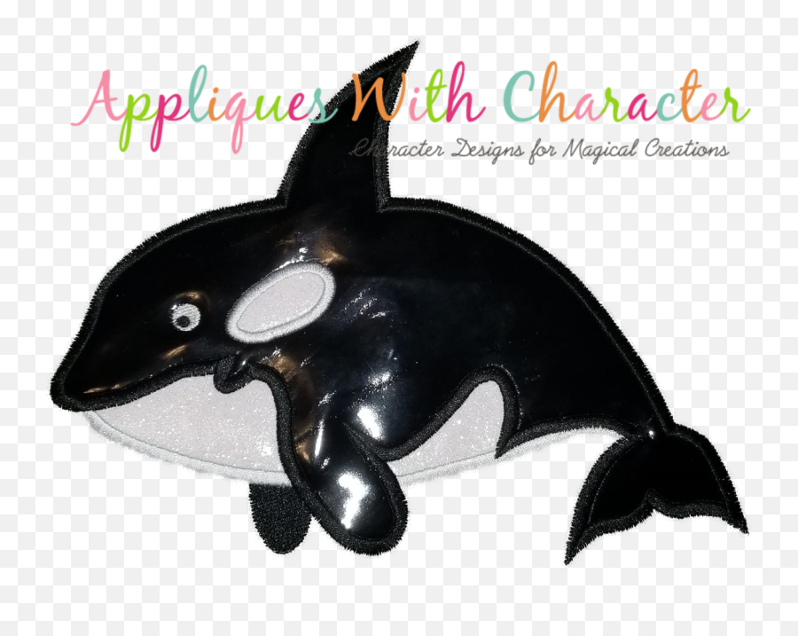 Whale Applique Design - Killer Whale Emoji,Magic Whale Face Emoji