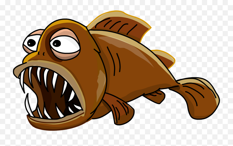 Big Fish Fish Illustrations - Big Fish Png Cartoon Emoji,Fish Emotions