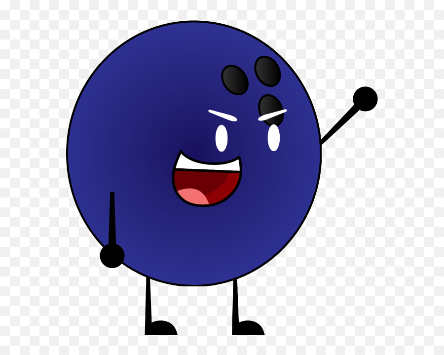 Download Hd Bowling Ball Pose - Bfdi Blowing Ball Emoji,Emoticon For Bowling