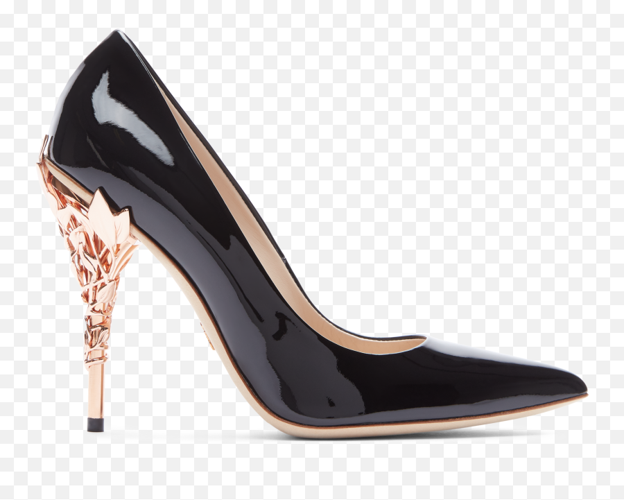 Eden - Ralph And Russo Black Heels Emoji,High Heel Emoticon Facebook