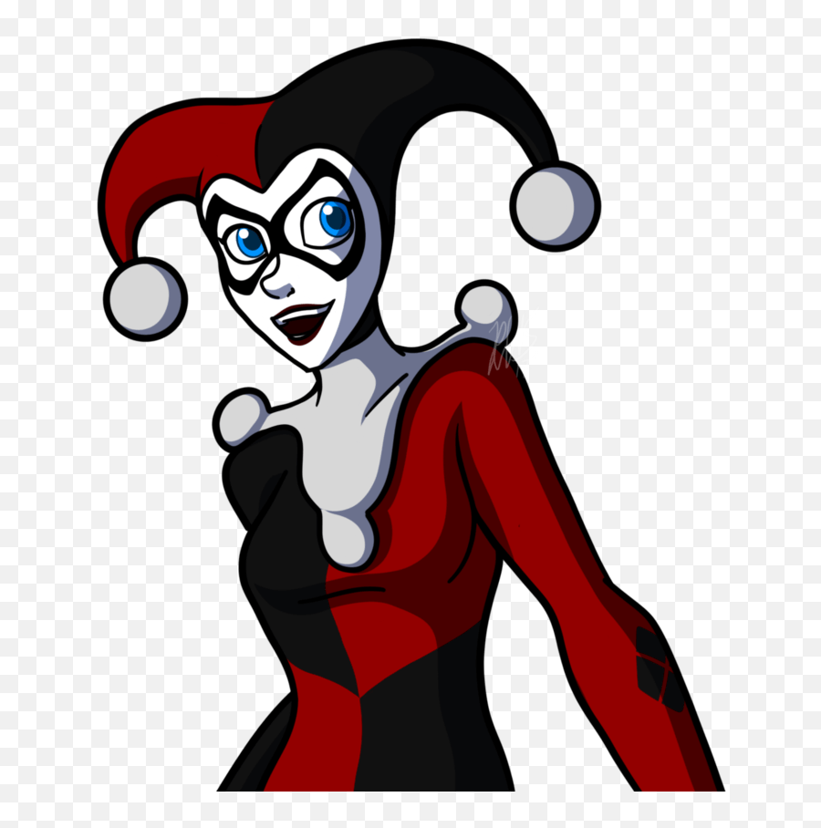 Classic Harley Quinn Best Clipart - Dibujos A Mano De Harley Quinn Y El Joker Emoji,The Emojis Harley Quinn Drawings