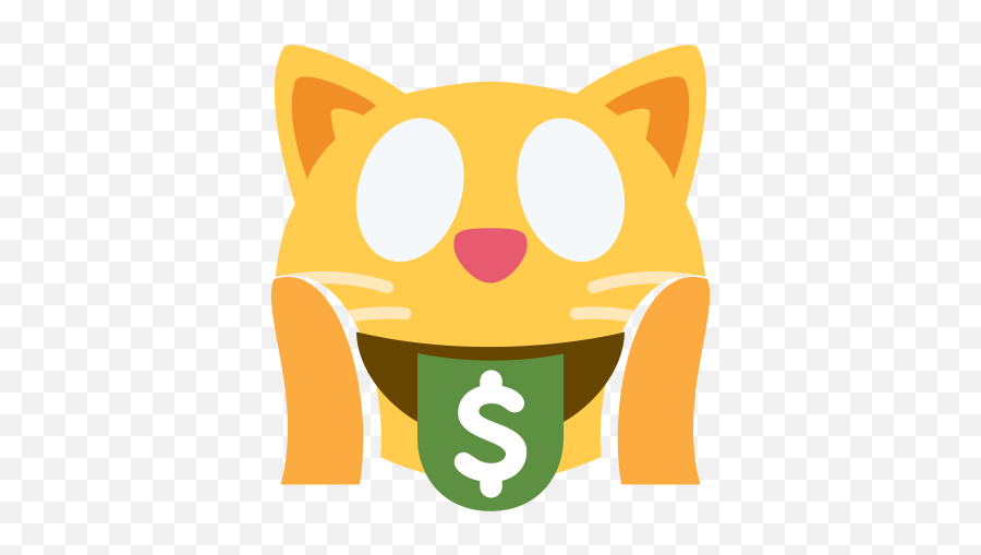 Mouth - Emoji Mashup Bot Cat,Money Face Emoji