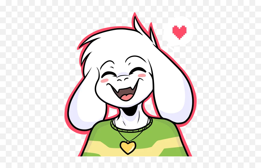 Asriel Telegram Stickers Emoji,Asriel Dreemurr Emotions Undertale