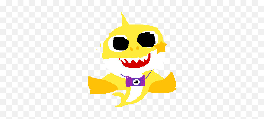 Pixilart - Halloween By Pinkfongartist Fictional Character Emoji,Shark Emoticon