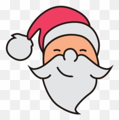 Santa Claus Head Cartoon Icon 28 Transparent Png U0026 Svg Vector Emoji,Moustache Emoticon Iphone