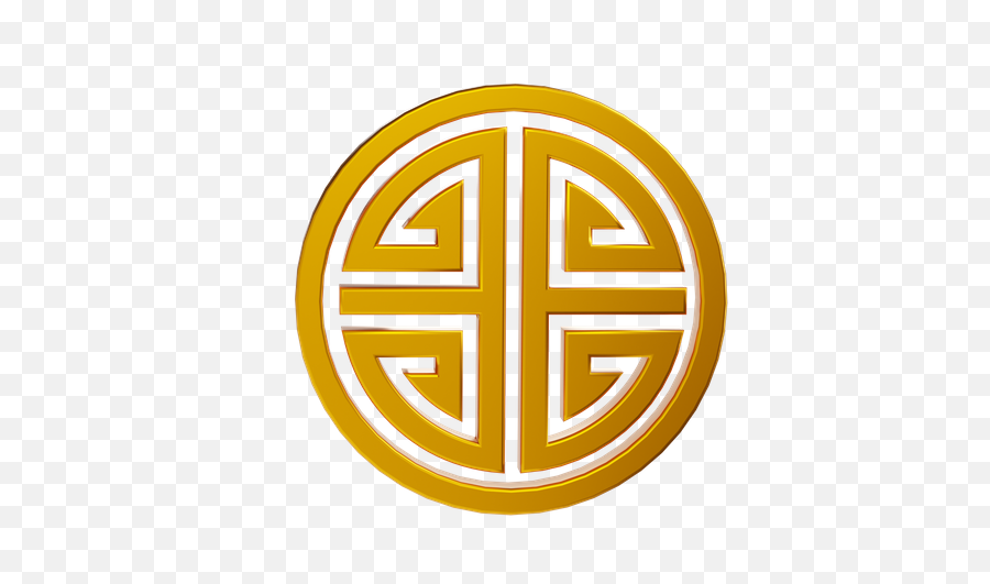 Premium Chinese Good Luck Blessing Symbol 3d Illustration Emoji,Chinese Flag Emoji\
