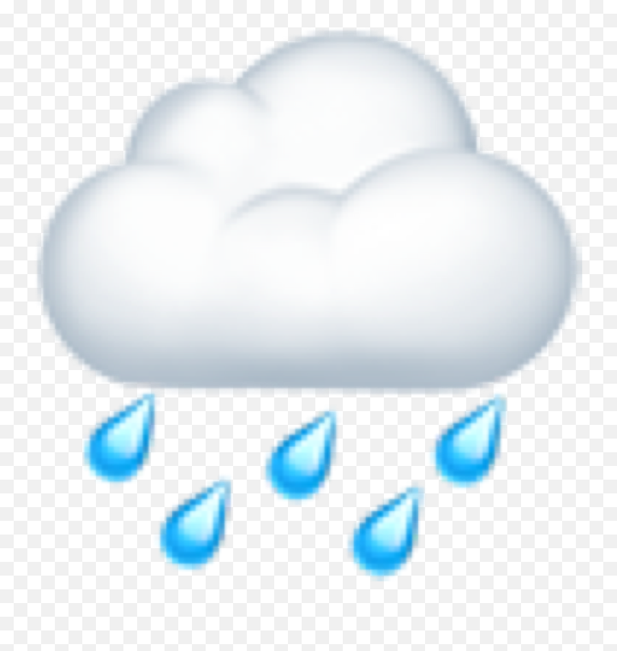 Rain Emoji Iphoneemoji Rainyday Freetoedit - Rainy And,Buzzer Emoji