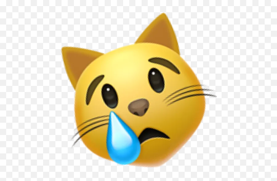 Emoji By Wasim - Sticker Maker For Whatsapp,Cat Crying Emoji