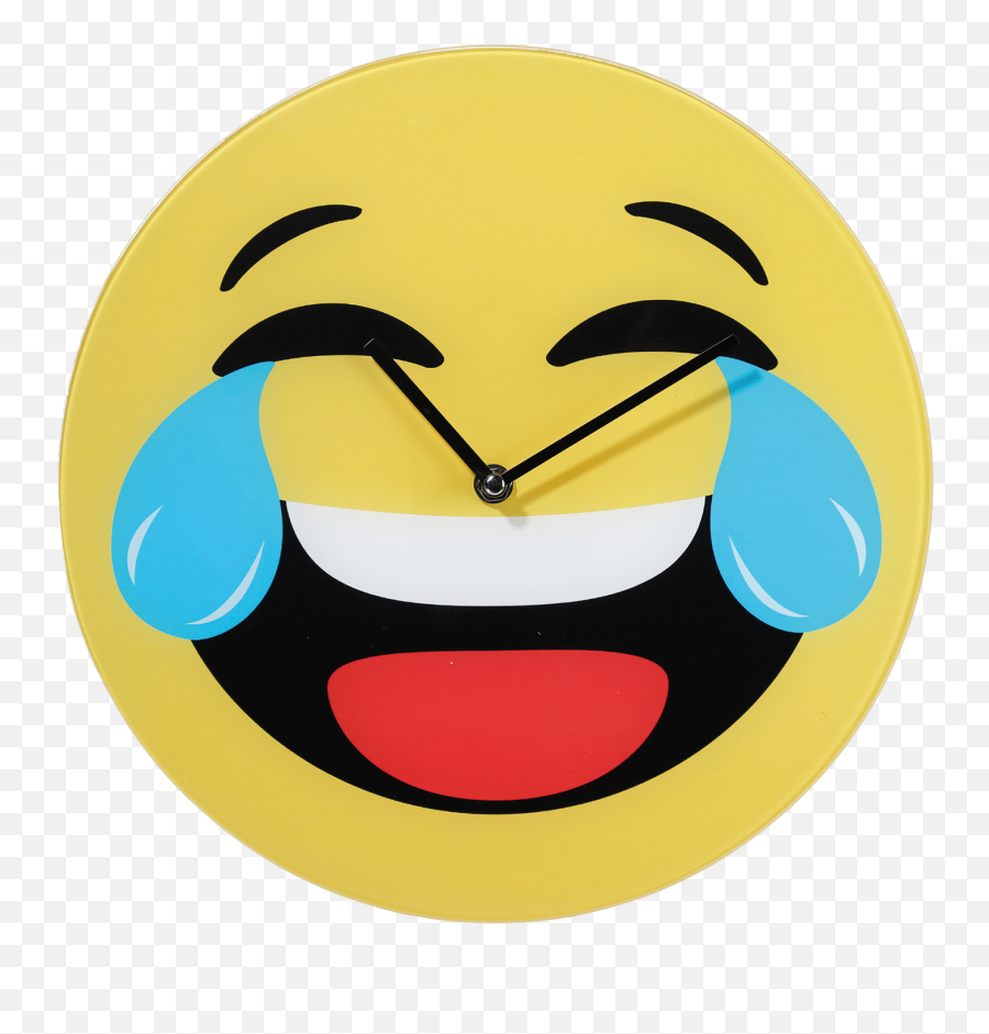 Wall Clock Emoji Laugh - Smiley Pleure De Rire Full Size Vedet Silmissä Naurava Hymiö,Laughing Smiley Emoji Wall Clock Emoji Laugh - Smiley Pleure De Rire Full Size Vedet Silmissä Naurava Hymiö,Laughing Smiley Emoji