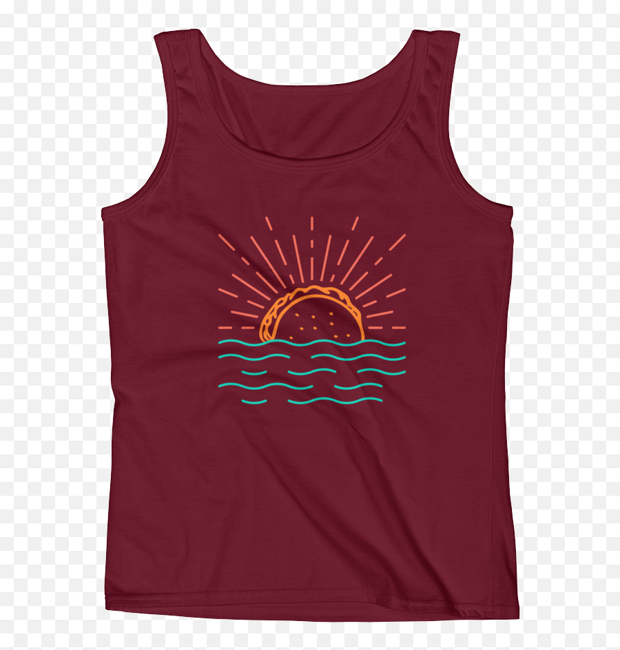 Download Taco Sunrise Tank - Sleeveless Emoji,Emoji Macaroons