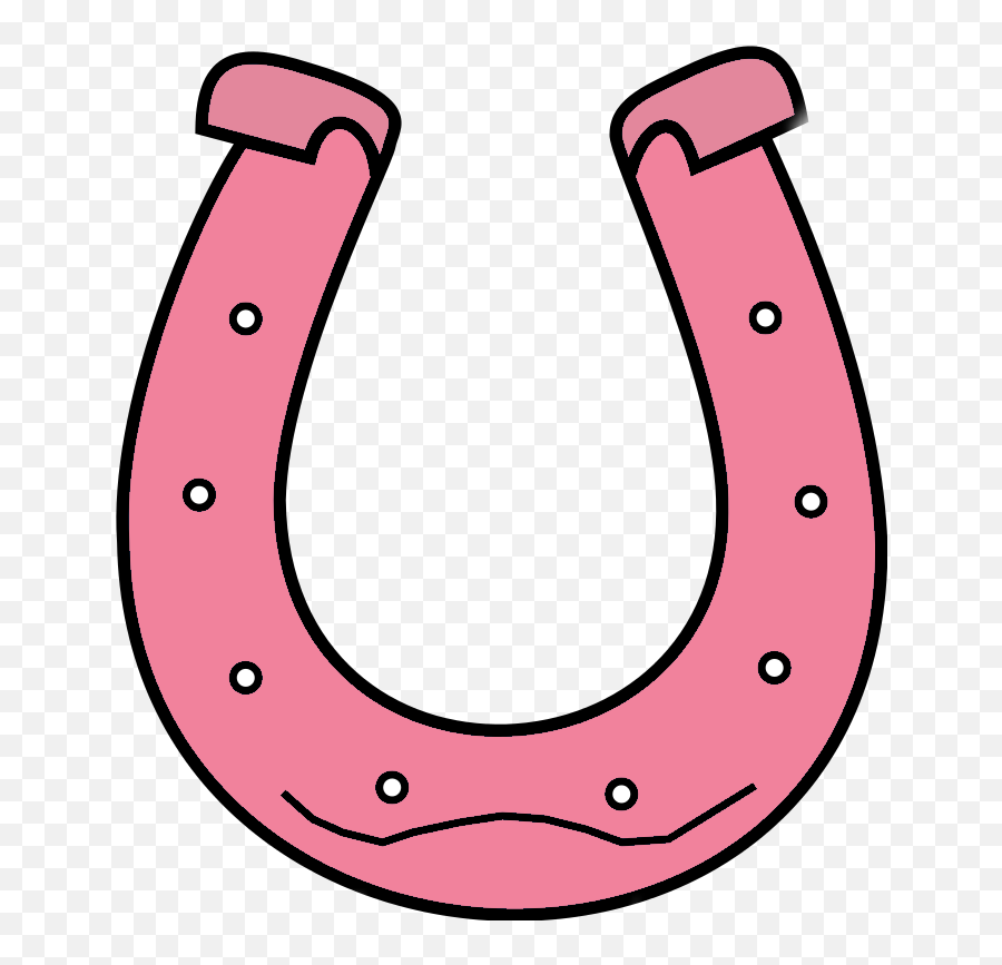 Horse Horseshoe Pink Sticker By Alien - Horseshoe Emoji,Horseshoe Emoji