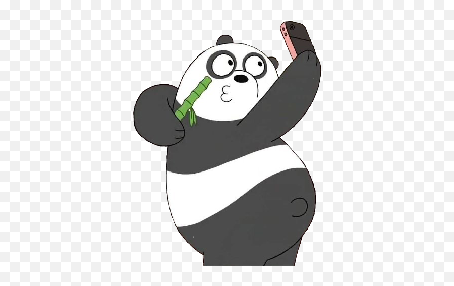 We Bare Bears Wallpapers - We Bare Bears Panda Selfie Emoji,We Bare Bears Emoji