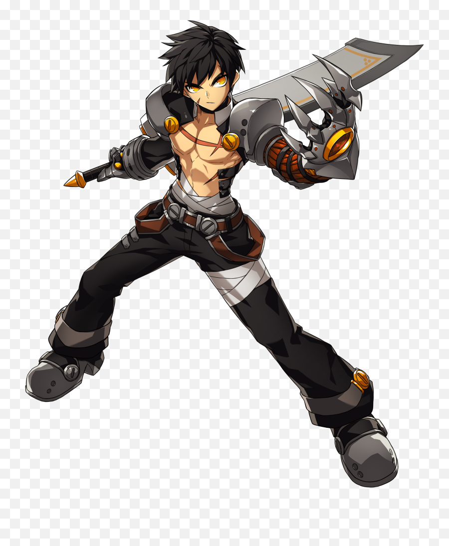 Elsword Playable Characters 1 - Elsword Raven Png Emoji,Elsword Emotion Commands