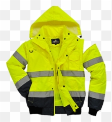 Portwest C465 3in1 Bomber Jacket - Bomber Alta Visibilità Emoji,Emoji 100 Jacket