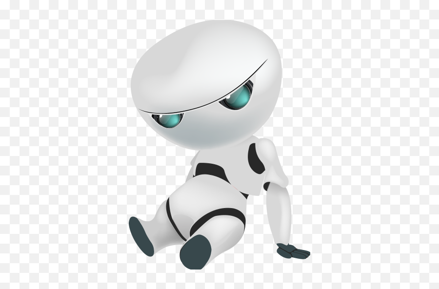 Sad Robot Icon - Large Android Icons Softiconscom Robot 3d Icon Png Emoji,Robot Emoticons