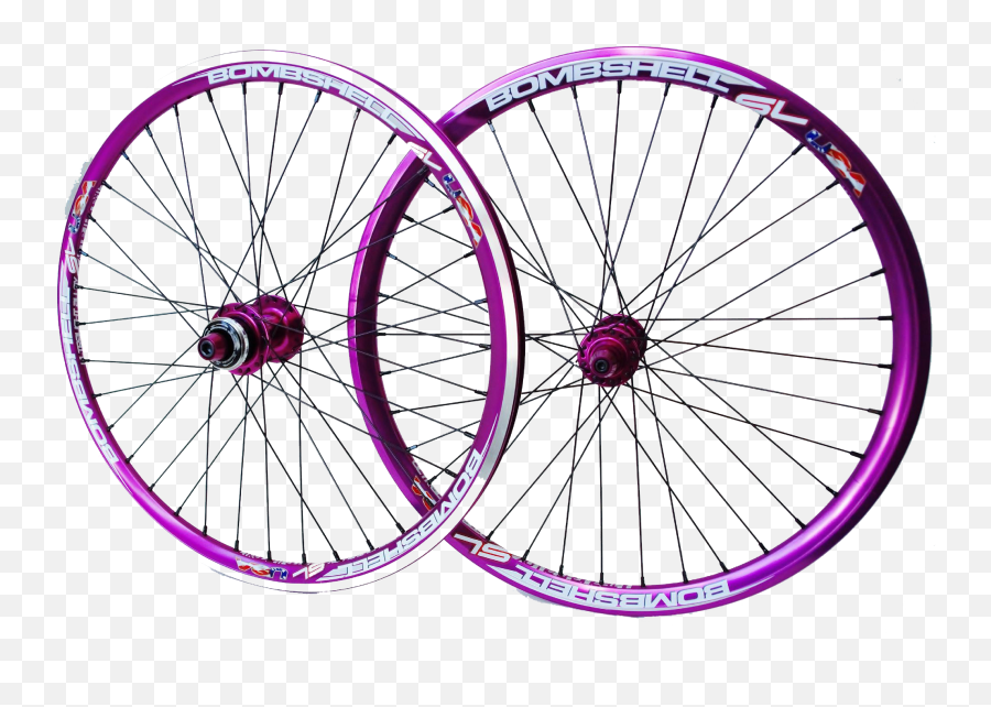 Drs Expert Wheelset Bmx Wheels Wheels - Purple Bmx Wheel Set Emoji,Work Emotions Rims