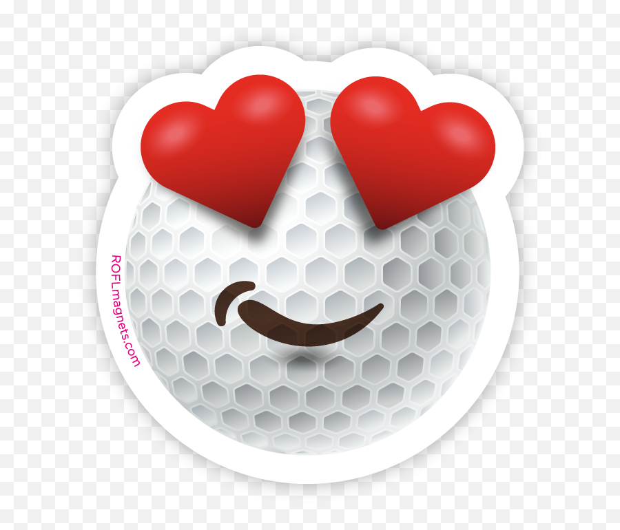 Golf Love Emoji - Happy,Love Emoji