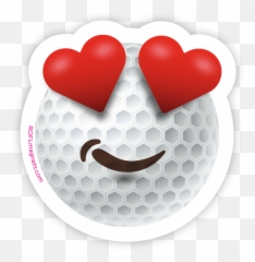 Golf Love Emoji - Happy,Love Emoji