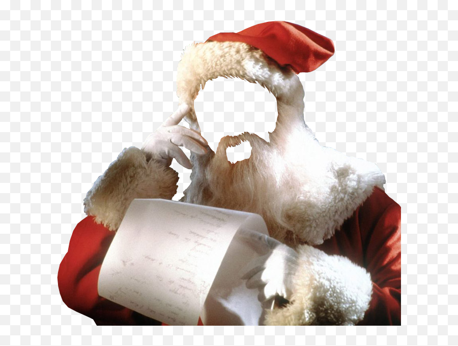 Faceless Santa With List Psd Official Psds - Gaben Claus Emoji,Faceless Emoji Png
