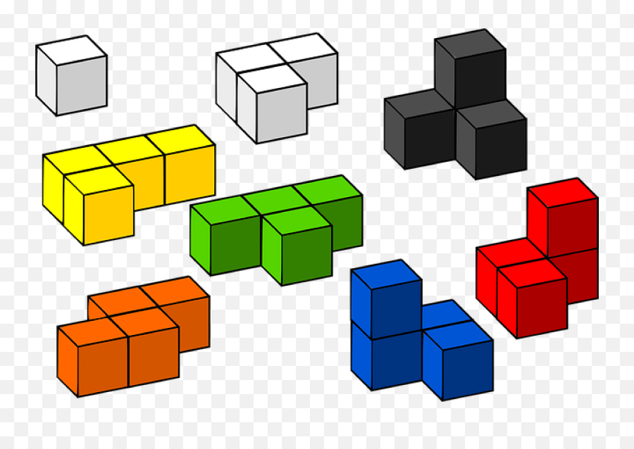 10 Free Tetris Vector - Tetris 3d Blocks Emoji,Puzzle Game With Blocks Emotions