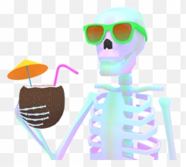 86 Skeleton Art Ideas - Skeleton On Vacation Gif Emoji,Giggling Skull Emoticon