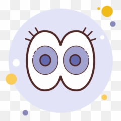Ojos Dibujo Animado Png - Icono Mano Emoji,Emojis Dibujados