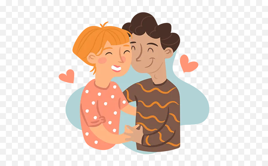 Romantic Couple Stickers For Whatsapp - Hug Emoji,Romantic Spanish Emojis