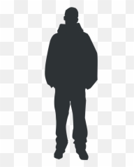 Person Outline 2 Clipart - Dibujos En Negro De Personas Emoji,Skull Emoticon Text Outlines