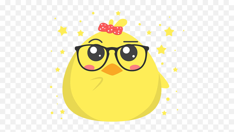 Cute Geeky Chick Chicken Coffee Mug For - Happy Emoji,Schrodinger Emoticon