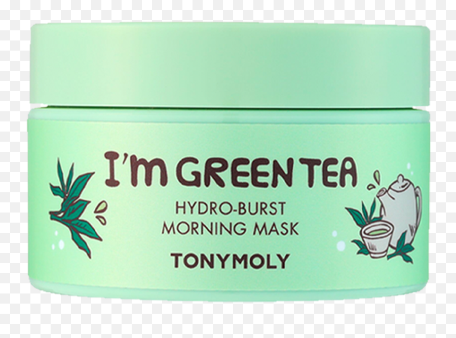 I - I M Green Tea Hydro Burst Morning Mask Emoji,Watery Eyes Emoji