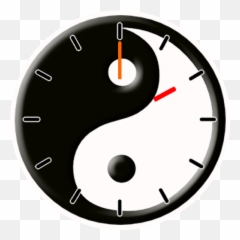Feng Shui Analog Clock - Icon Emoji,Yin Yang Emoji Iphone