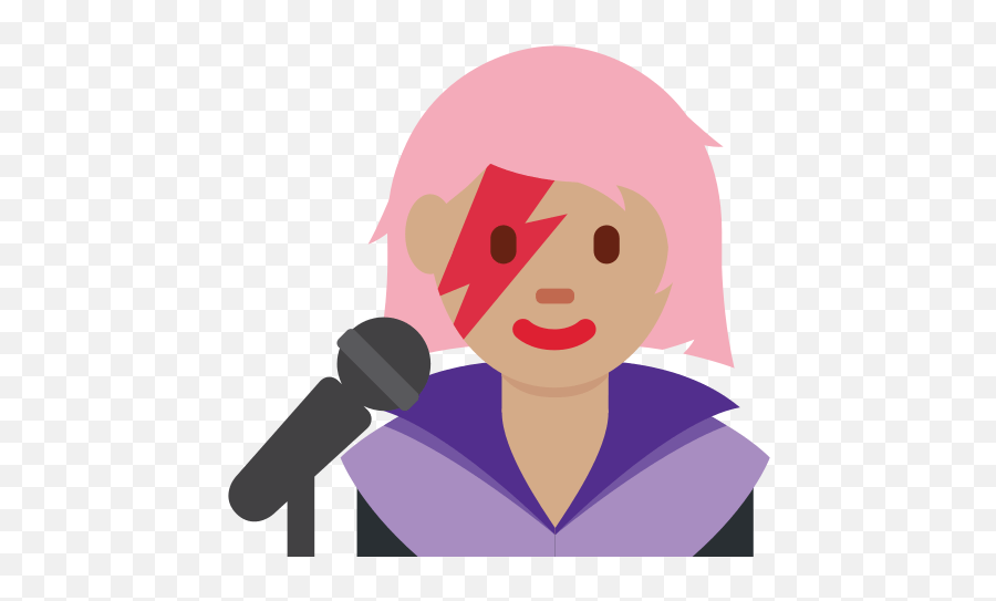 U200d Woman Singer Emoji With Medium Skin Tone Meaning And - Human Skin Color,Why Do Emojis Have Skin Tones