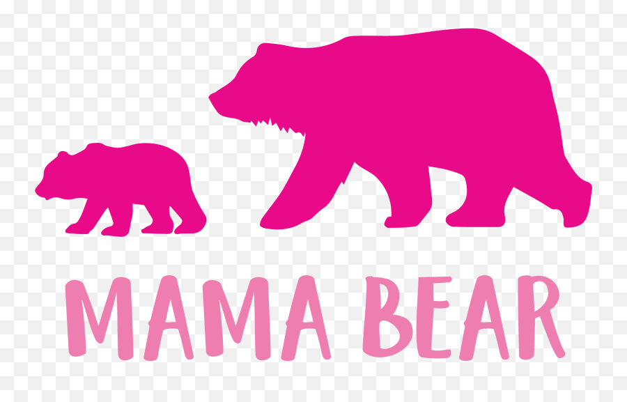 Mama - Bear Mama Silhouette Emoji,Emoji Eps Files
