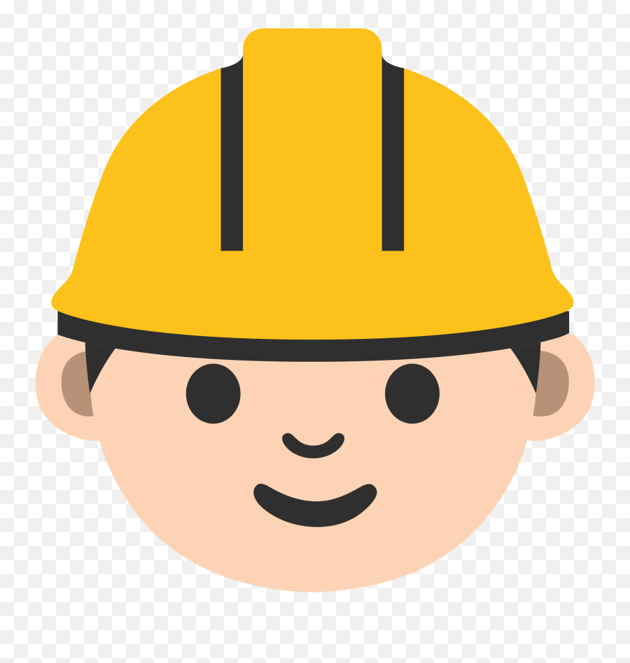 Helmet Emoji Png - Construction Worker Emoji Png,Construction Emoji