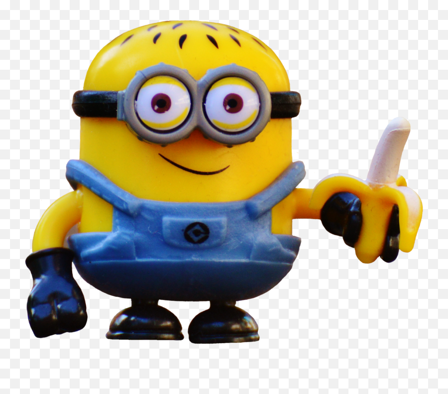 Free Photo Funny Figure Cute Children Banana Minion Toys - Minion Toys Png Emoji,Banana Emoticon